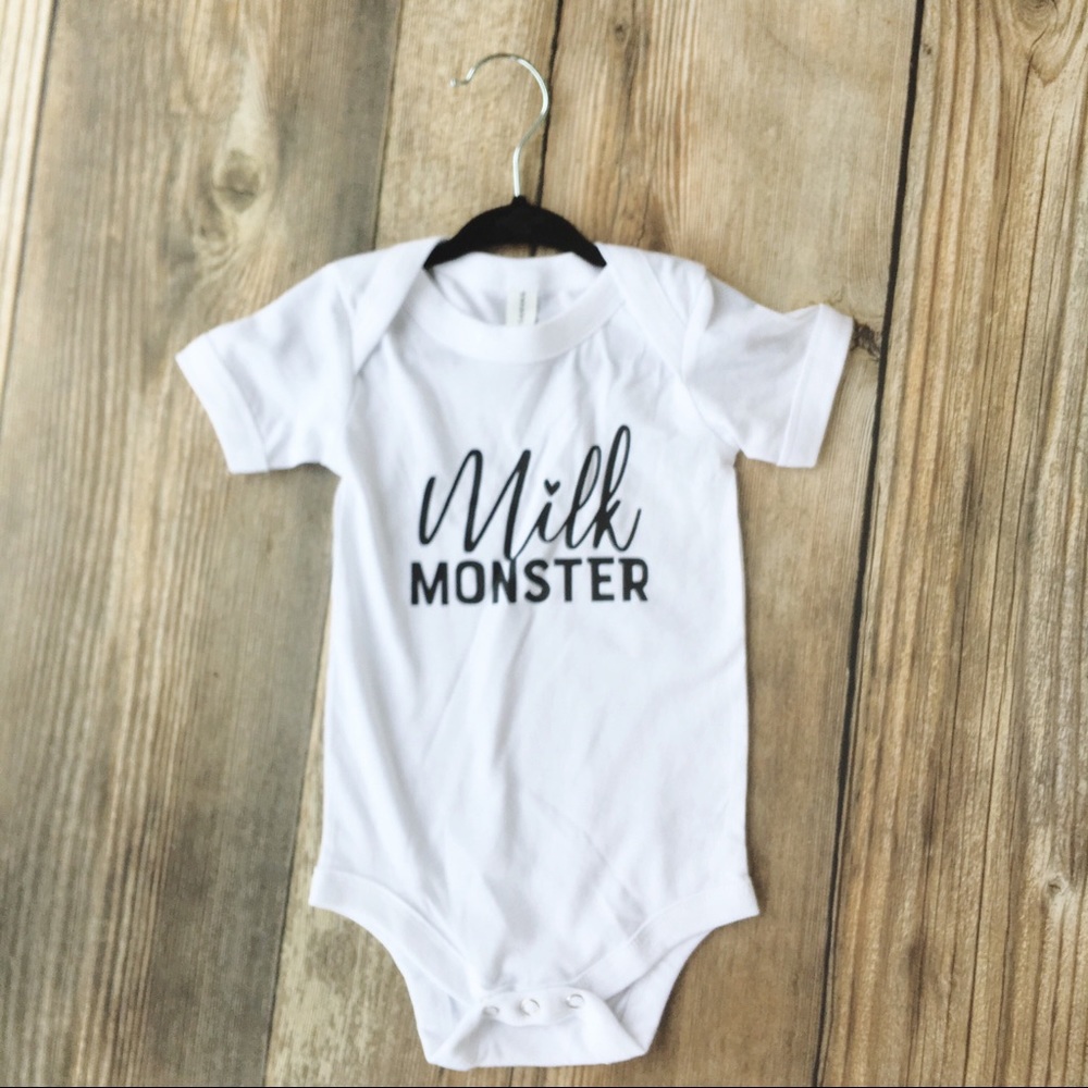 Milk monster onesie